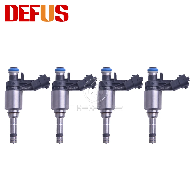 Топливный инжектор DEFUS 4x 35310-2B130 для Hyundai Accent Veloster Kia Rio 1.6L L4 2012-2017 353102B130