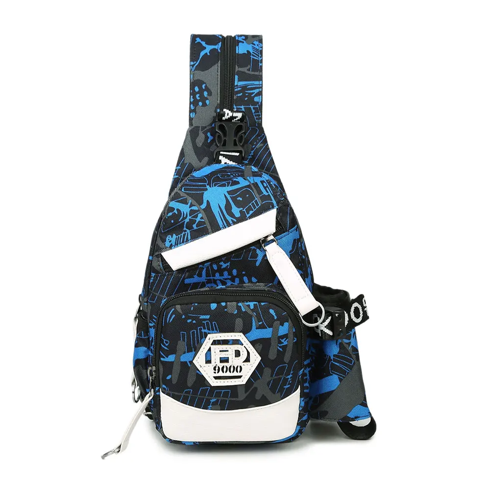 Korean Style Men/Women's Single/Double Shoulders Chest Bag Anti Theft Sport Casual Shoulder Messenger Shopping Bagpack | Багаж и сумки