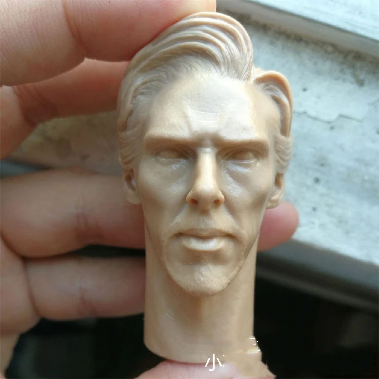 1/6 Doctor Strange 2 0 Неокрашенная головка с горлышком для 12 ''мужчин экшн фигурки