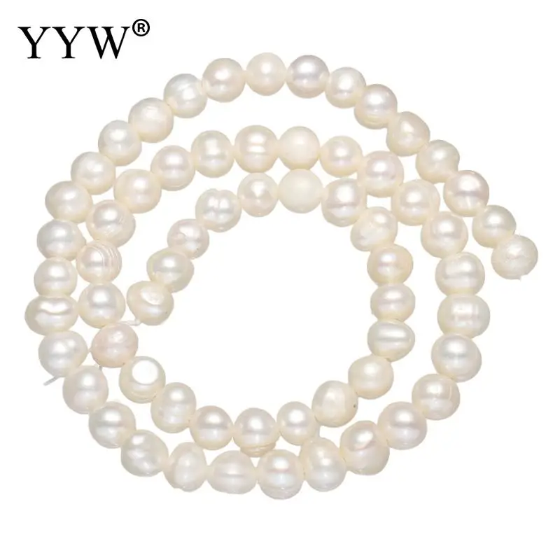 Жемчужные бусины для изготовления ювелирных изделий ожерелья и браслета своими