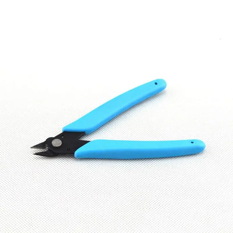 Light Blue Прочные плоскогубцы для резки проводов и кабелей из нержавеющей стали, электрические плоскогубцы с изолированной ручкой, портативный ручной инструмент - Цвет: Light Blue