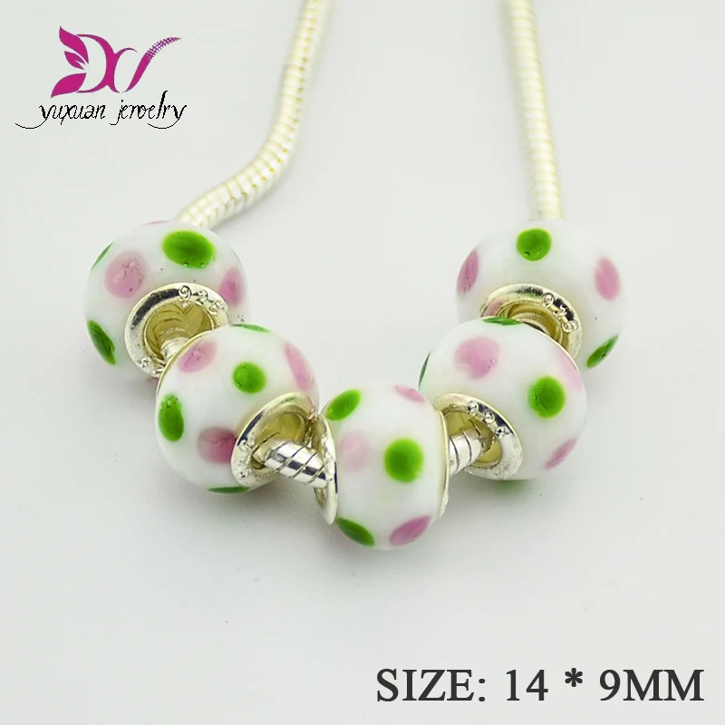 Бусины-шармы из муранского стекла TK093