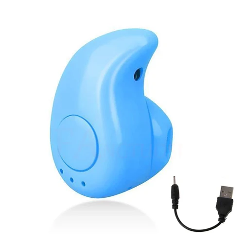 Синий FANGTUOSI, мини беспроводные Bluetooth наушники, S530, в ухо, Спортивная гарнитура, наушники, наушник с микрофоном для всех смартфонов - Цвет: Синий