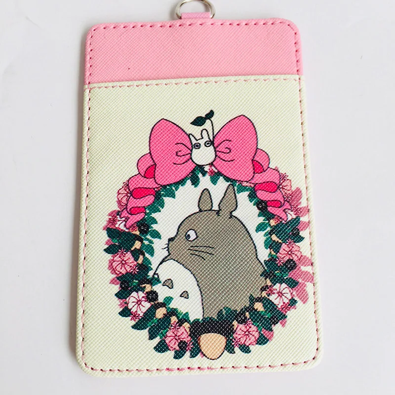 IVYYE 1 шт. Totoro No face Man аниме, плюшевая визитница из искусственной кожи с мультяшным рисунком, Кредитные ID Сумки, кошелек для монет и автобусов, подарки для девочек, новинка