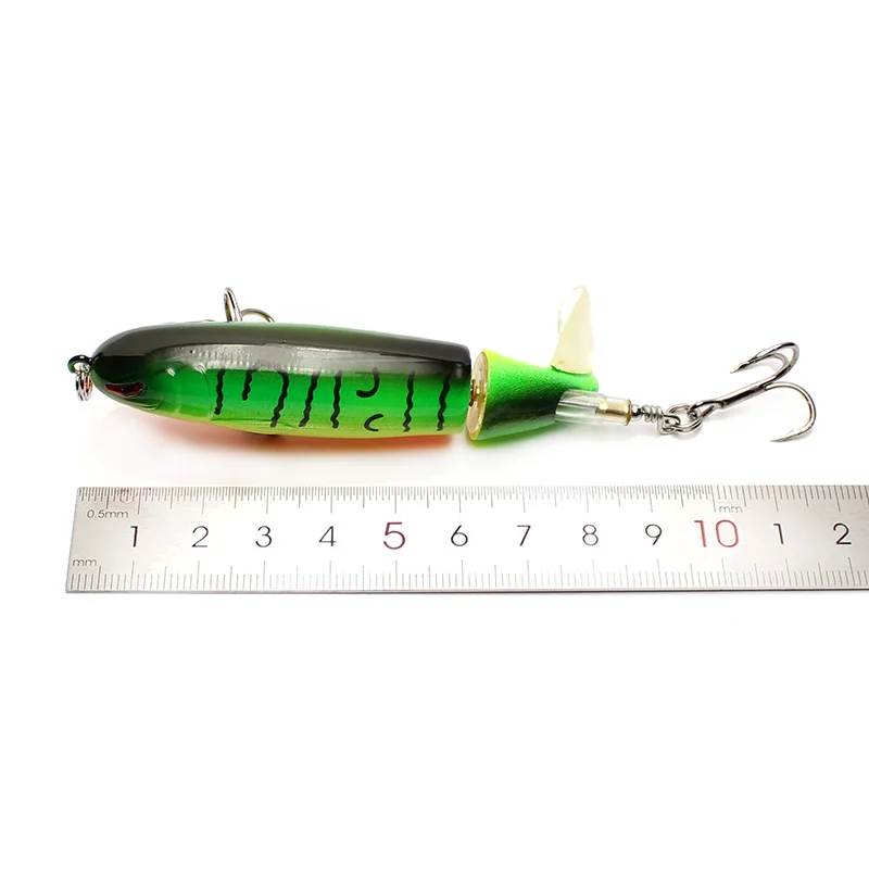 1 шт. Whopper рыболовная приманка isca искусственная 9 5 см 13 8 г Topwater вращающийся хвост