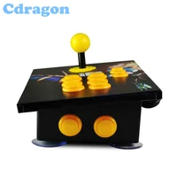 cdragon arcade stick usb rocker arcade joystick pc computer game handle inclined wooden surface for retro fighting game