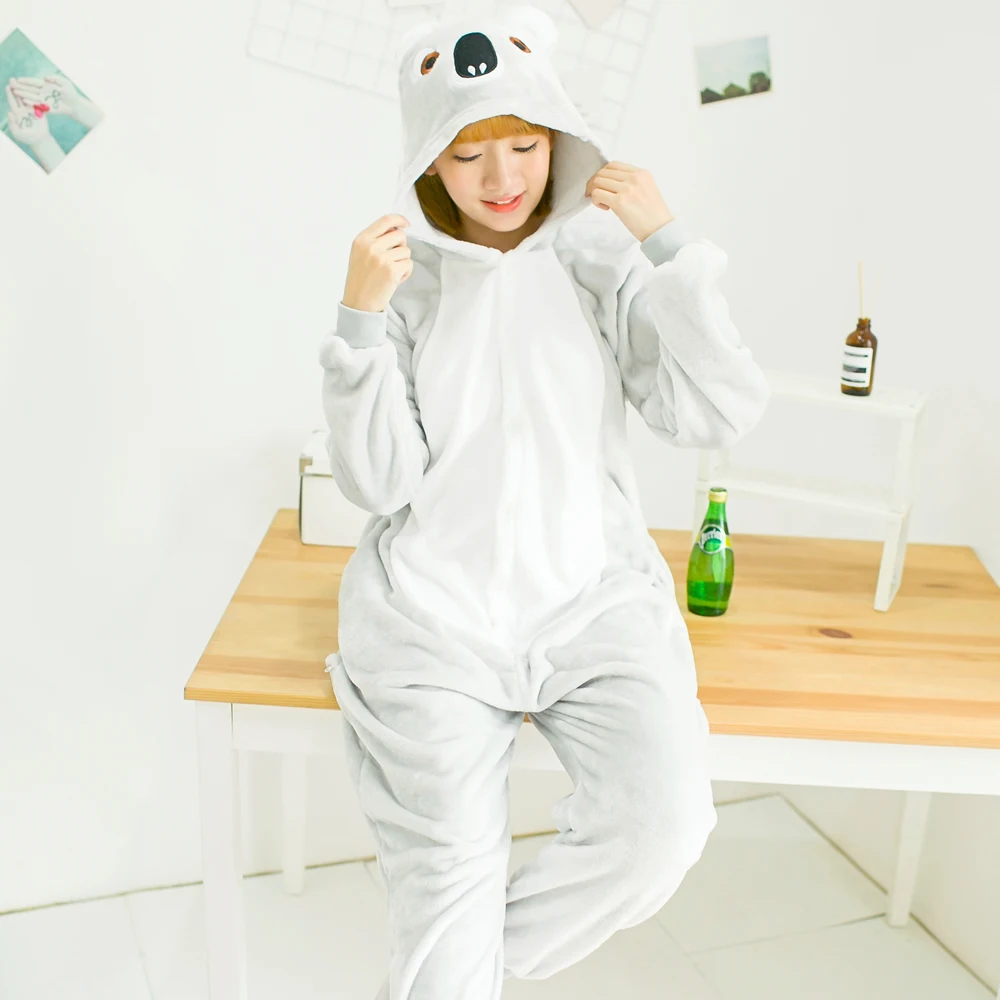 2018 Хэллоуин Аниме пижамы для девочек мультфильм женщин Фланелевые животных