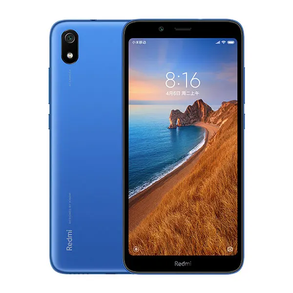 Blue Xiaomi Redmi 7A с глобальной ПЗУ, 3 ГБ, 32 ГБ, Восьмиядерный мобильный телефон Snapdargon 439, 4000 мАч, камера 13 МП, смартфон, 5,45 дюйма - Цвет: Blue