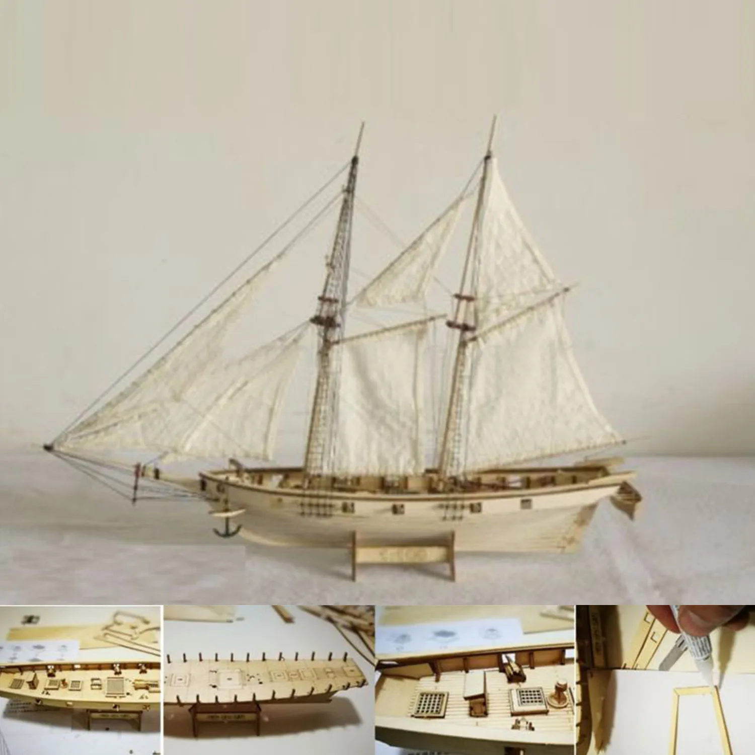 1:120 весы деревянные парусники корабль наборы Домашняя модель декоративная лодка