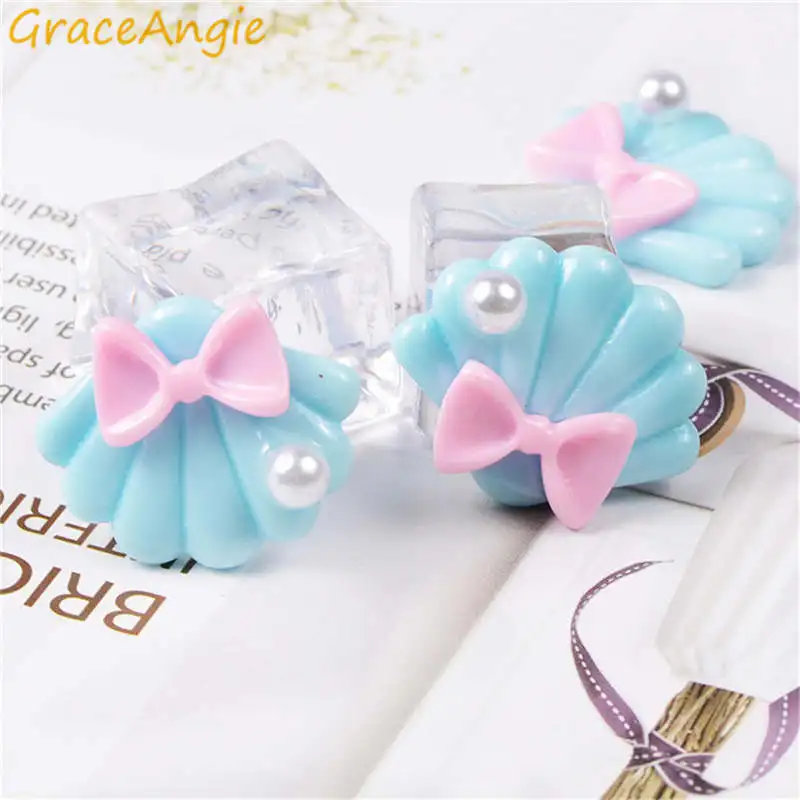 GraceAngie 20 шт./лот смоленая оболочка Жемчужные Подвески Кулоны из нержавеющей стали