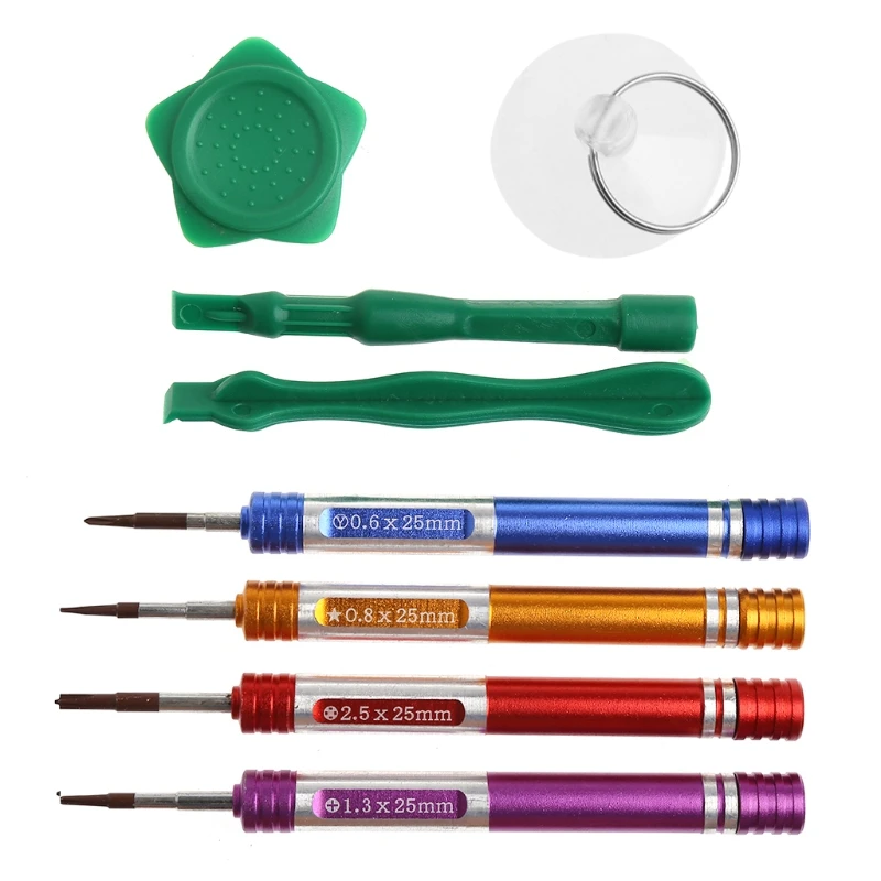

8-In-1 Magnetic Tip Screwdriver Kit for iPhone 7 7 Plus Opening Repair Tool Set