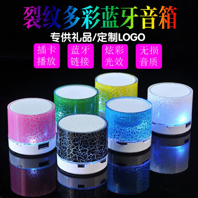 KAPCICE LED мини беспроводной Bluetooth динамик TF USB FM портативный музыкальный