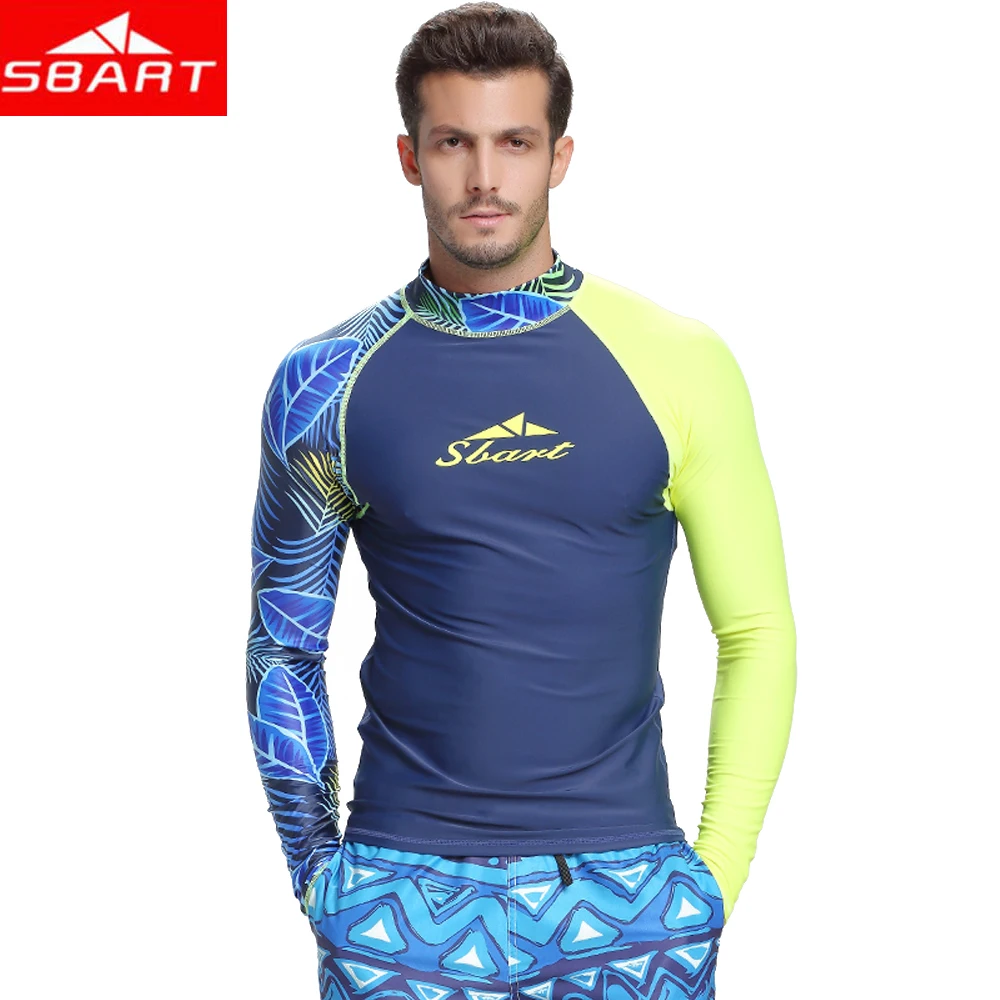 SBART Мужская рубашка rashguard мужской с длинными рукавами купальники Wakeboard Floatsuit топы
