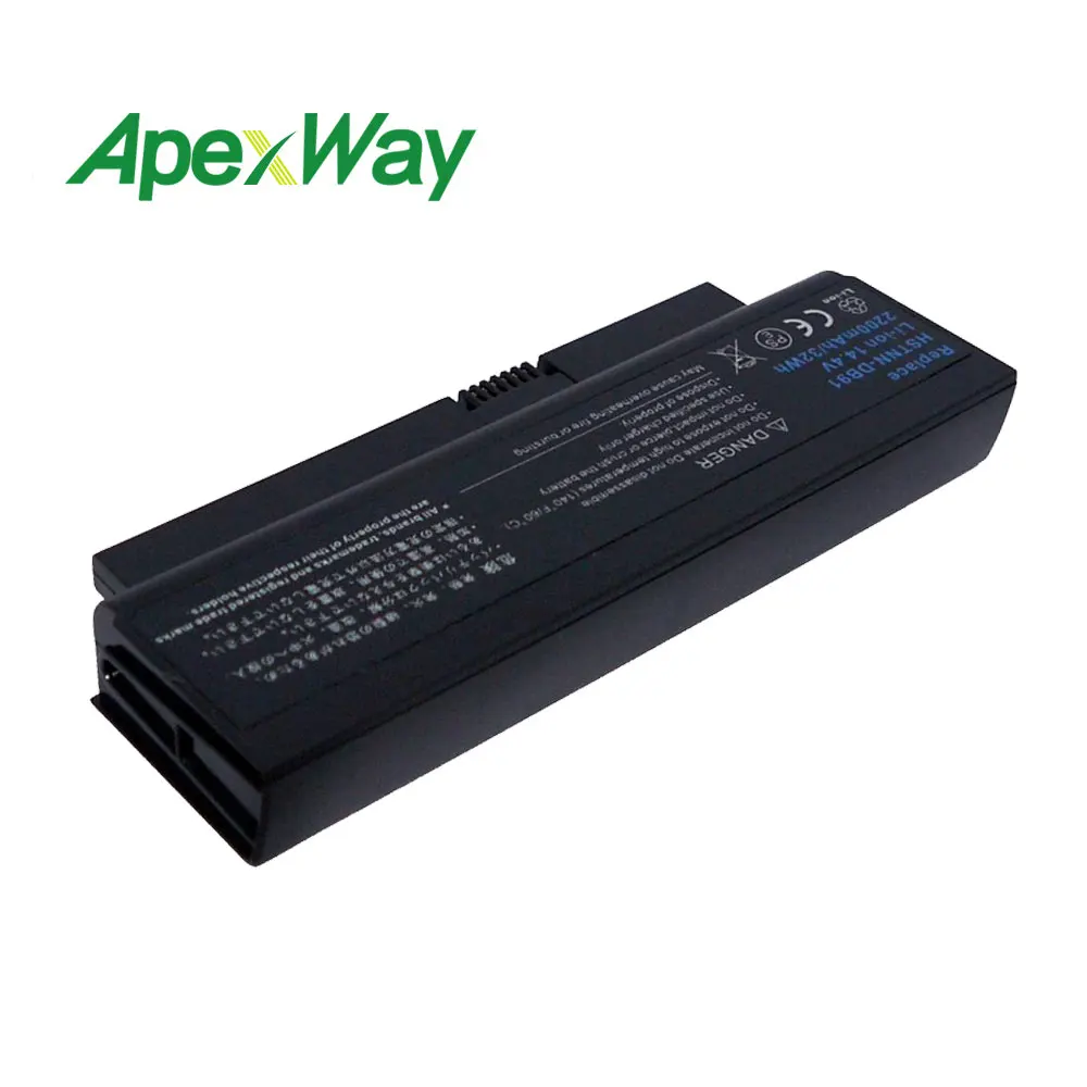 ApexWay 2200mAh 4 Cells 14.8V Laptop Battery for HP ProBook 4210s  4310s  4311s HSTNN-DB91  HSTNN-OB91 HSTNN-XB91