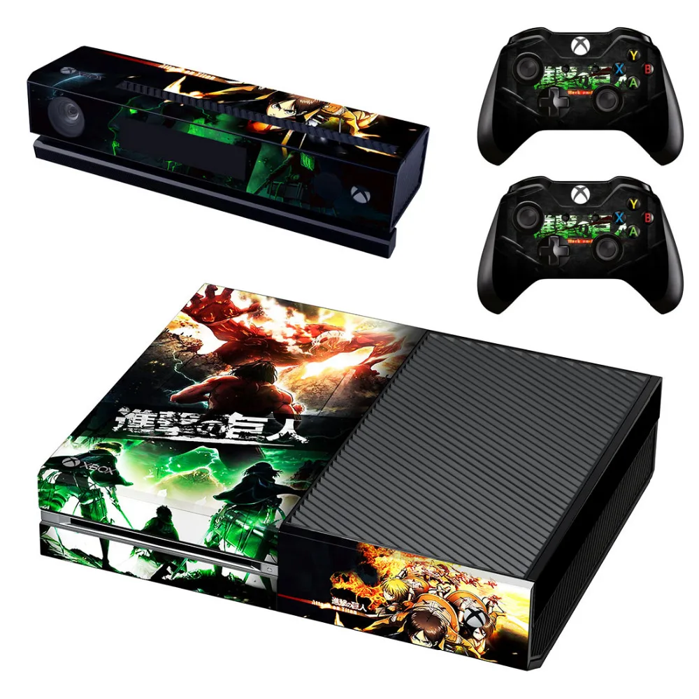 Аниме Обувь для косплея по аниме атака на Титанов кожи Стикеры наклейка Microsoft Xbox