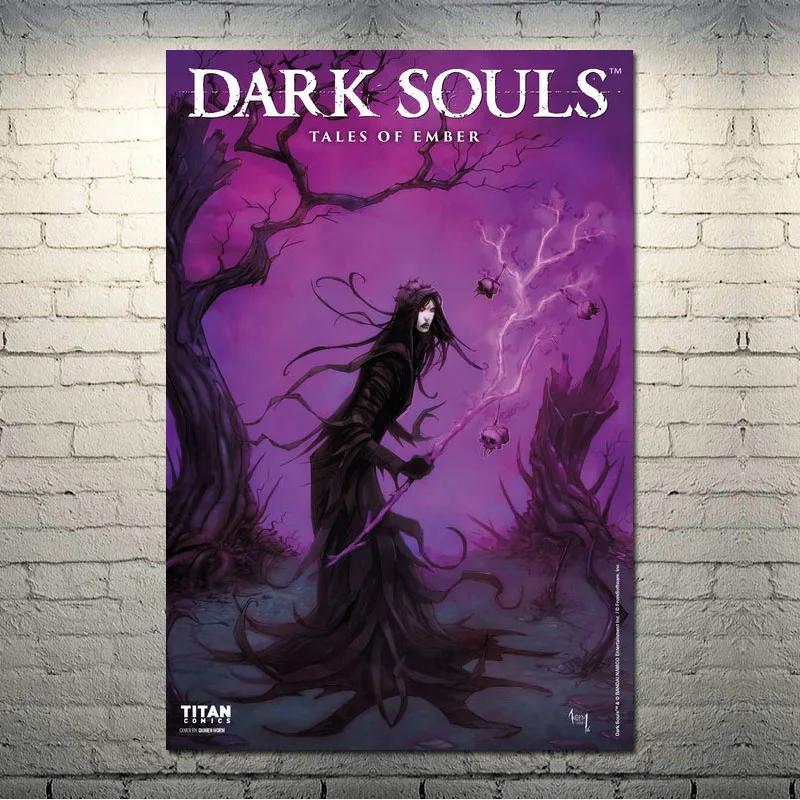 picture 6 Dark Souls Hot Game Art Шелковый Холст плакат 13x20 24x36 дюймов настенные картины-004 - Цвет: picture 6