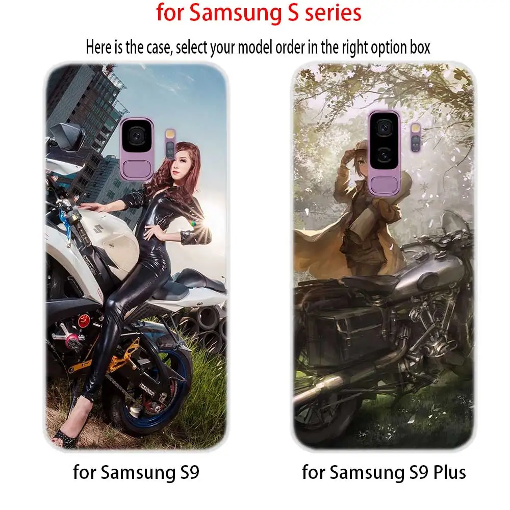 Мягкий силиконовый чехол для Samsung S30 S20 S11 S10 S9 S8 Plus lite 11e 10e Uitra S7Edge мотоциклетная