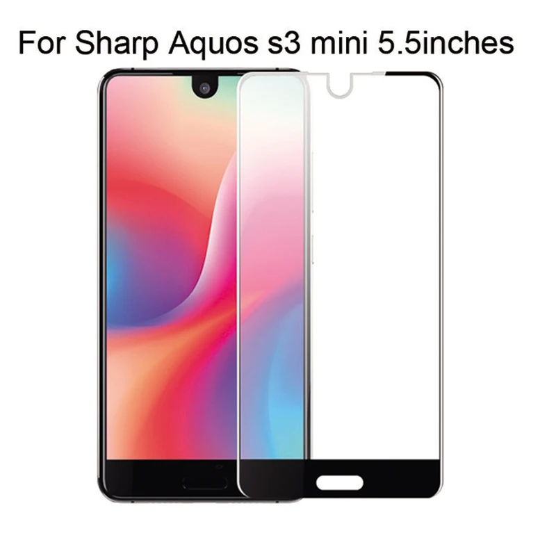 3D закаленное стекло для Sharp Aquos S3 mini полное покрытие защитная пленка протектор экрана для Sharp Aquos S3 mini FS8018