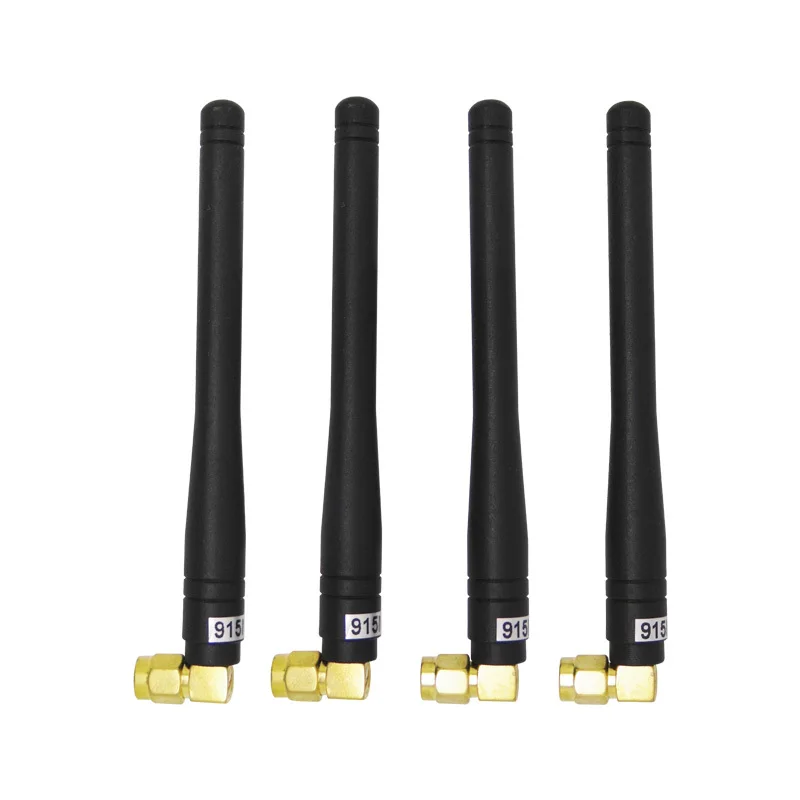 

50pcs/lot 100mm 915MHz Elbow Rubber Antennas + SMA interface