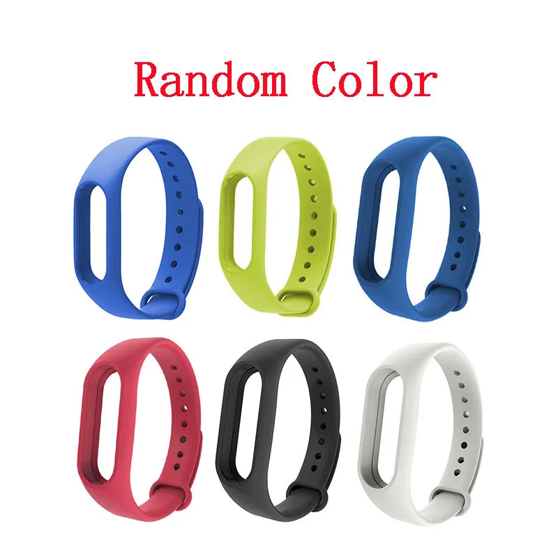 Random color Новые модные браслеты для Xiaomi Mi, 3, 4, спортивный ремешок для часов, силиконовый ремешок на запястье для Xiaomi Mi, 3, 4, браслет на запястье - Color: Random color