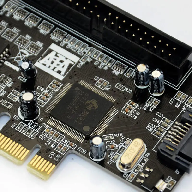 Новая карта контроллера PCI e Express IDE SATA eSATA внутренний внешний адаптер