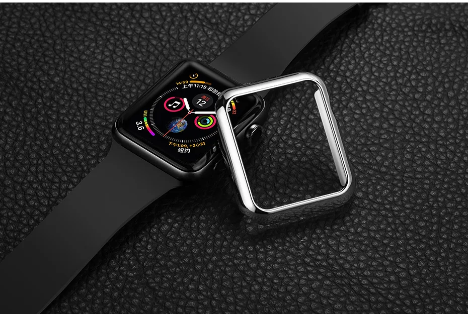 HOCO чехол для смарт часов для Apple Watch Series 4 ультратонкий устойчивый к царапинам Гибкий тонкий чехол, совместимый с Iwatch 40 мм 44 мм