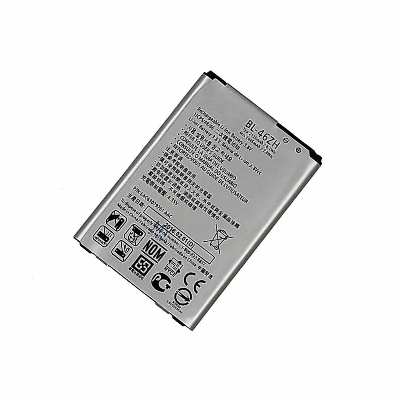 Для LG K7 K8 Tribute 5 BL-46ZH AS330 K332 K350N K371 K373 K8V K89 LS675 M1 M1V MS330 US375 X210 литий-ионный аккумулятор
