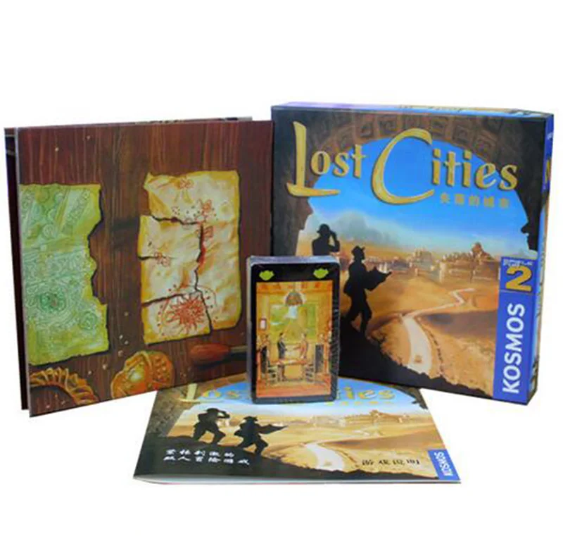 Lost Cities World Adventure игральная карточная игра для 2 игроков настольная Отправить