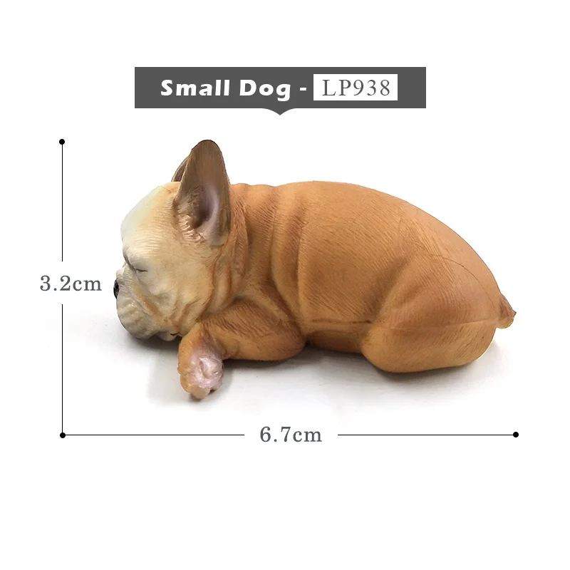 Small Dog -c Моделирование маленькая собака щенок животное модель Фигурка домашний декор миниатюрное украшение для сада в виде Феи аксессуары современная статуя фигурка - Цвет: Small Dog -c