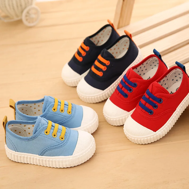 

Canvas Shoes Candy Color Set Foot Infant Baby New Shoes 2017 Korean Tide Shoes