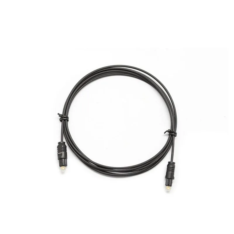 Цифровые Аудиокабели JINCHI 1 м оптоволоконный кабель разъем Toslink cabo kabel black OD2.2mm