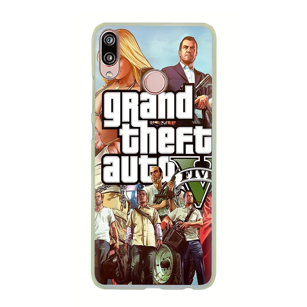 H12 GTA 5 Grand Theft жесткий чехол для телефона huawei Honor 6A 7A 2 ГБ 3 Гб Pro 7X8 Lite 8C 8X9 10 Lite - Цвет: H12