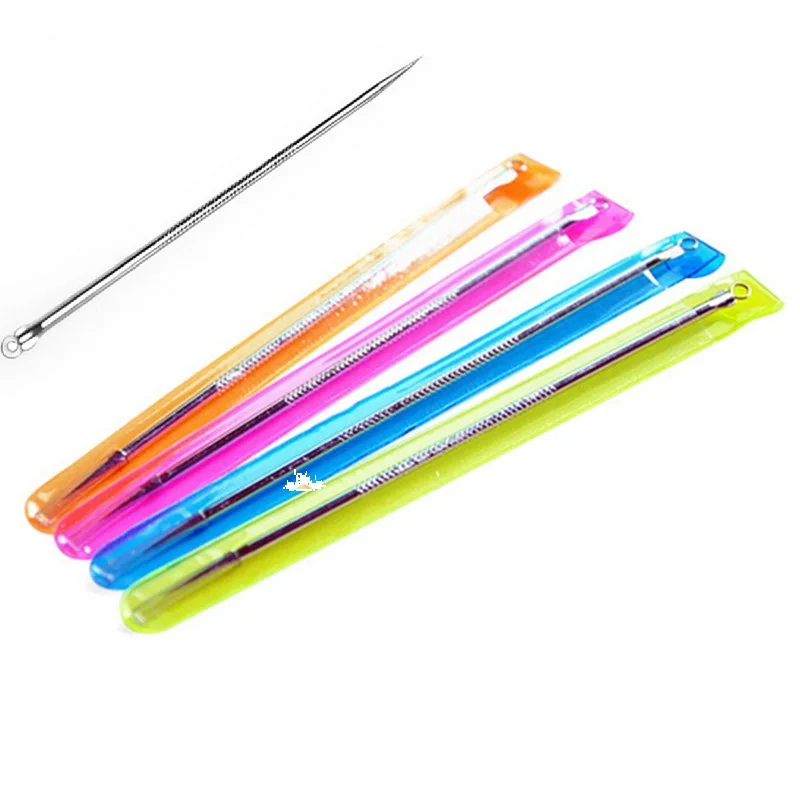 

12cm Blackhead Remover Pimple Blemish Comedone Acne Extractor Remover Tool Set Acne Removal Needle