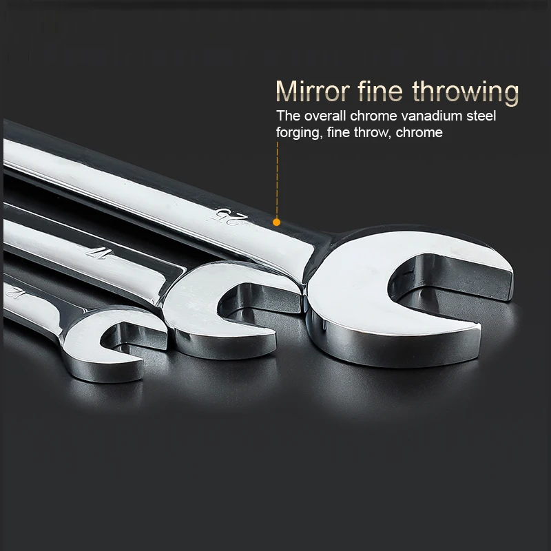 Набор гаечных ключей комплект комбинированных инструментов с храповым