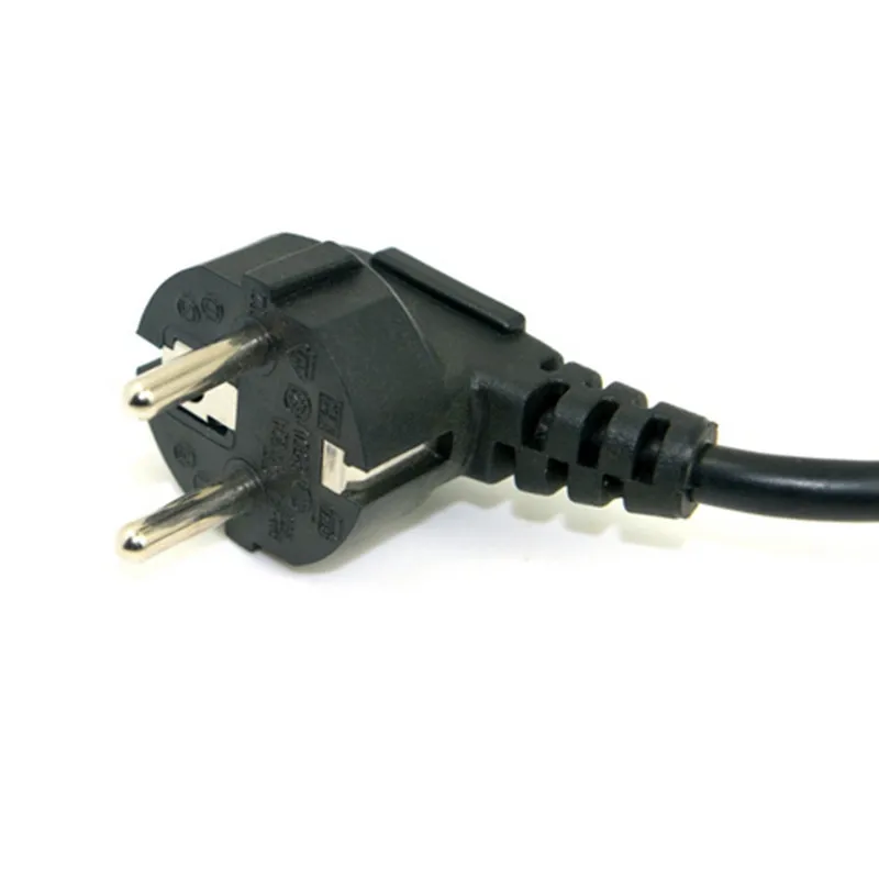 Европейский штекер плоский Nema 5 15P IEC C13 левый Ang светодиодный шнур питания для ЖК