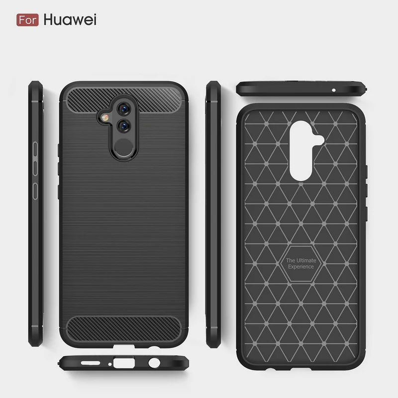 Силиконовые чехлы для Huawei Mate 20 X P30 Lite Honor 8C 8X Y5 Y62018 роскошный углеродный чехол Nova 3 4