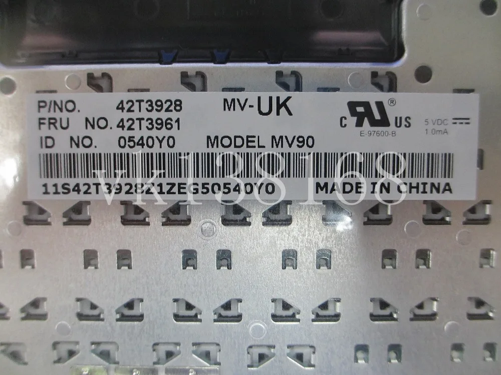 Клавиатура с большой кнопкой ввода для Lenovo Thinkpad T400 T500 R60 R61 T60 T61 FRU 42T3961 42T3928 |