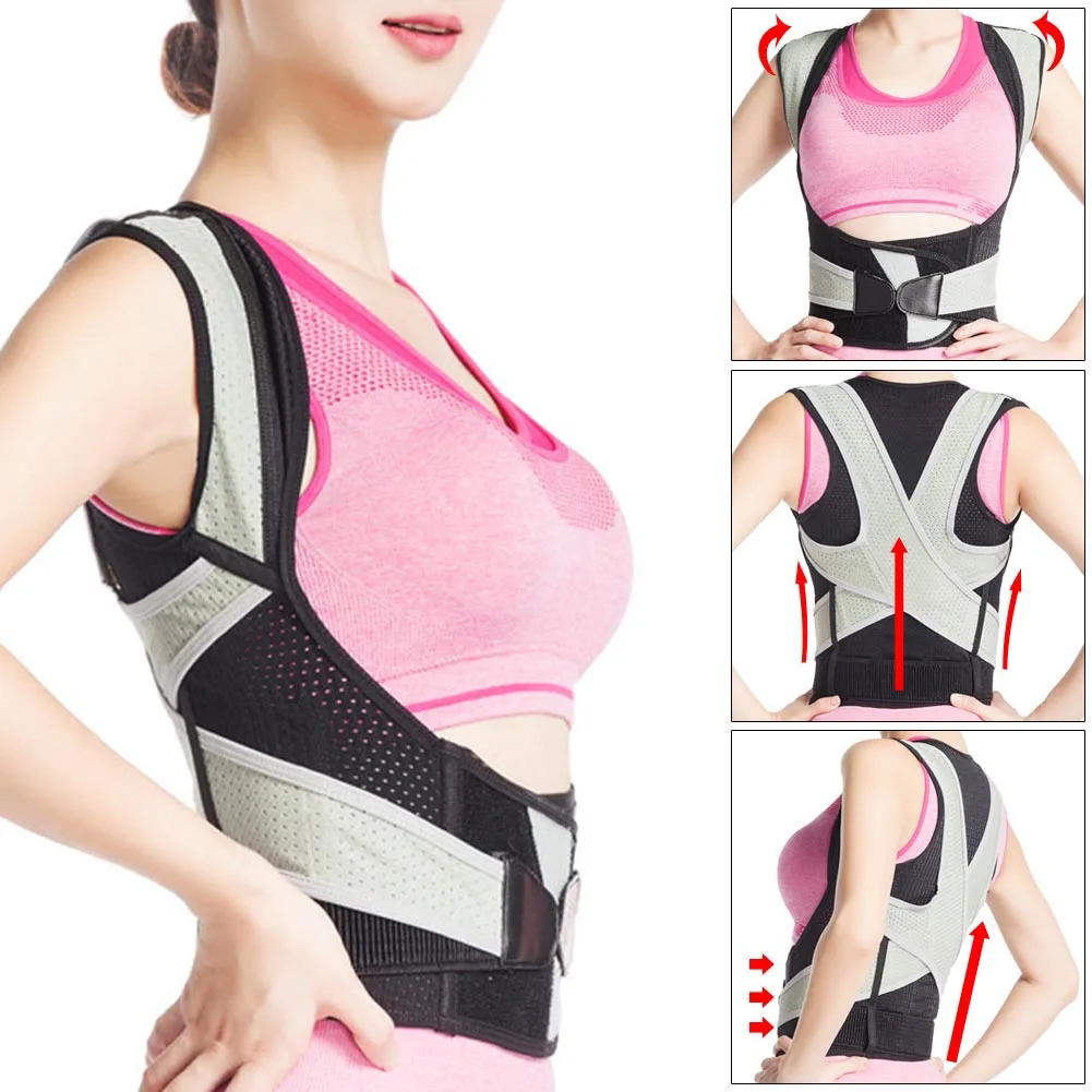 

Good Healthy Posture Corrector Brace Upper Back Correction Comfortable Breathable For Women Men Sport
