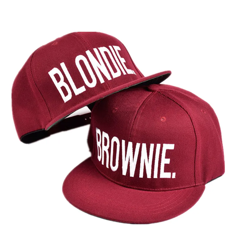 Бейсболка BLONDIE BROWNIE с вышивкой хлопковая кепка для тенниса регулируемая в стиле