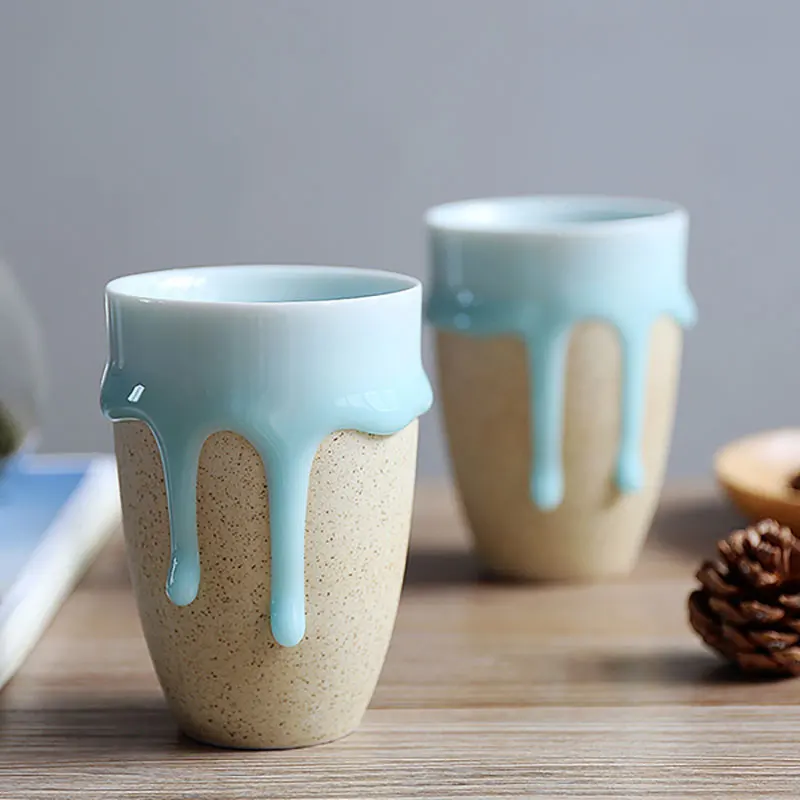 Высококачественные керамические чашки Zakka Style чайные фарфоровые кофейные кружки