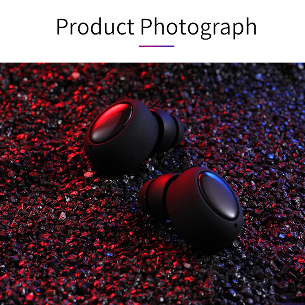 Магнитный USB зарядное устройство Bluetooth наушники TWS мини беспроводная гарнитура