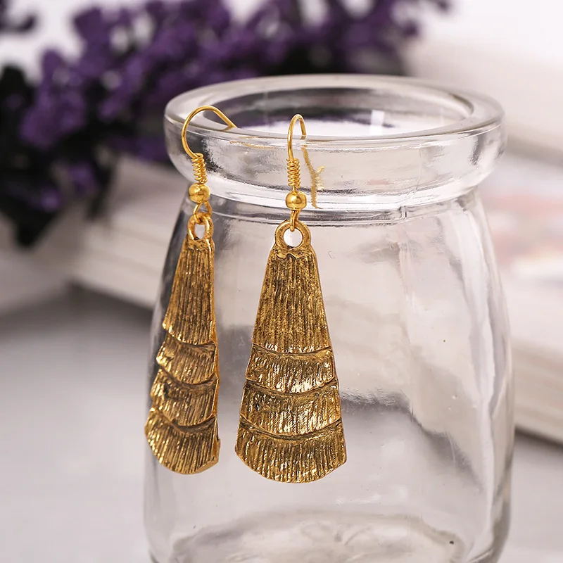 Винтажная Корейская версия капель воды геометрическая Подвеска Серебряные Бохо