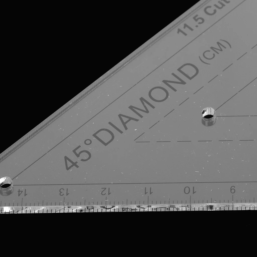 4 шт. жесткие пластиковые ромбовидные/шестигранные/треугольные линейки для