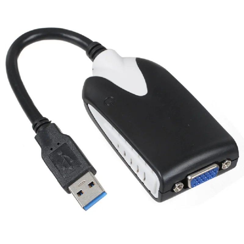 Лидер продаж внешний кабель-адаптер USB 3 0 для видеокарты VGA Win 7/8 | Электроника