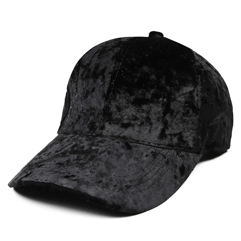 Винтажная искусственная Вельветовая бейсболка для мужчин и женщин snapback hat регулируемый размер 56-59 см окружность головы, черный серый и т. Д - Цвет: 3
