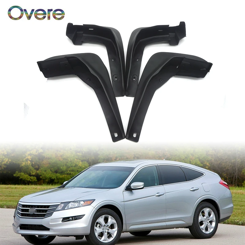 

Overe автомобильные передние и задние брызговики для Honda Accord Crosstour 2010 2011 2012 автостайлинг Брызговики аксессуары 1 комплект Брызговики