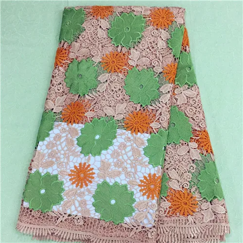 Мода 2016 года дизайн ткань шнурка хлопка африканская Вышитые довольно высокого