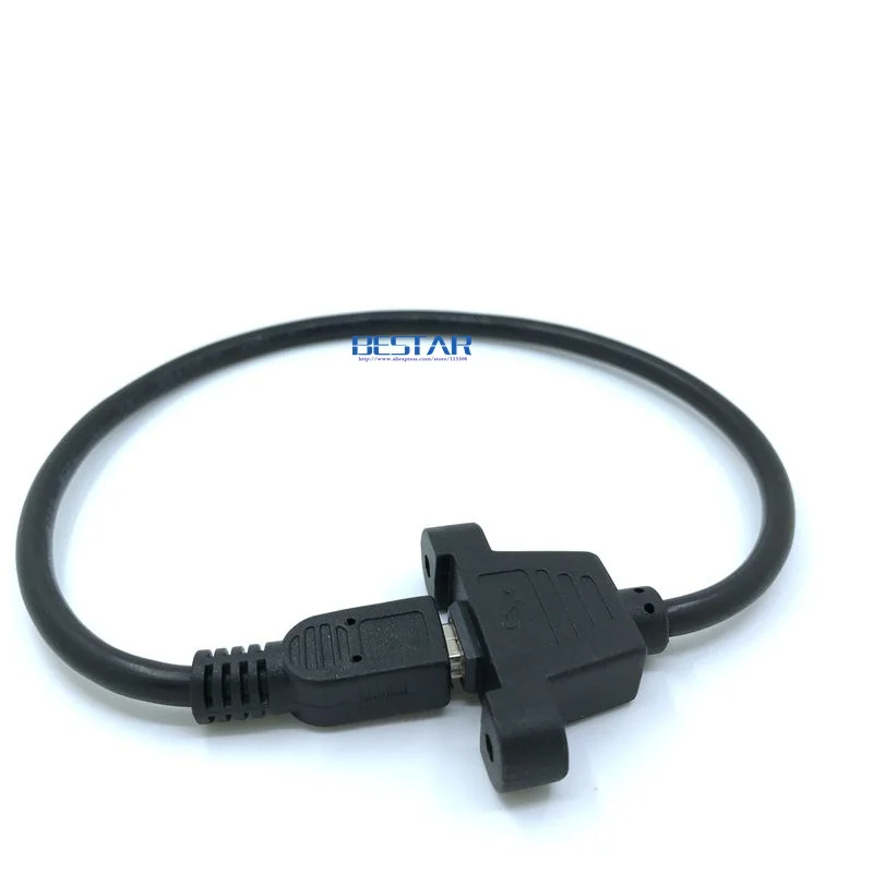 (100 шт./лот) Mini-USB 5pin Mini USB 2 0 Male to гнездовой удлинитель кабель 30 см 50 с отверстием для