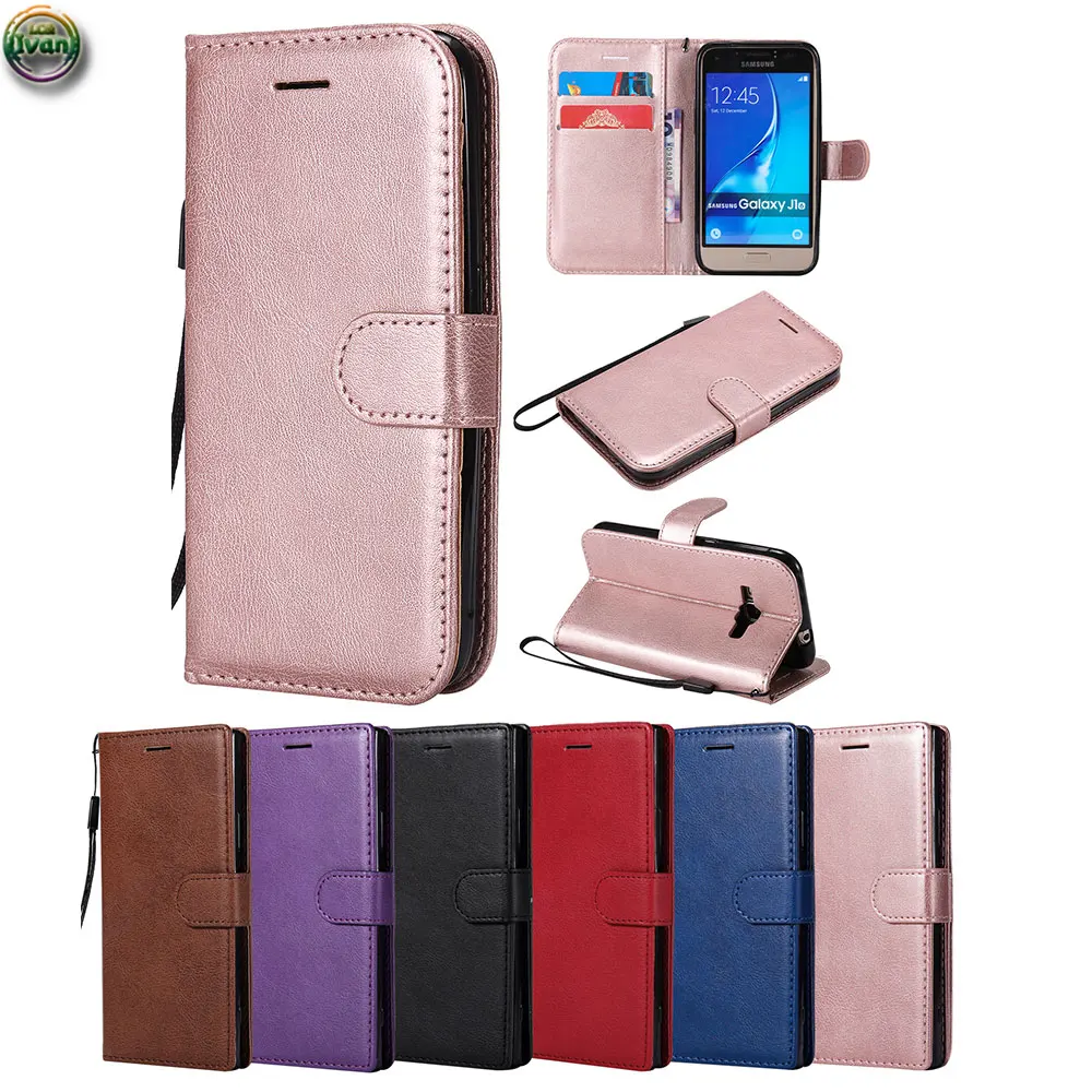 Wallet Case For Samsung Galaxy J1 J 1 2016 J120F Soft Leather Phone Cover 1J SM-J120FN SM-J120H Damping Bag | Мобильные телефоны и