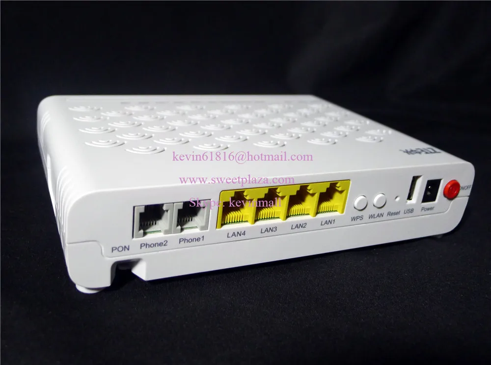 ZTE беспроводной GPON ONU ZXHN F660 V5 SC/APC с 4 портами ethernet + 2 голосовыми wifi английская